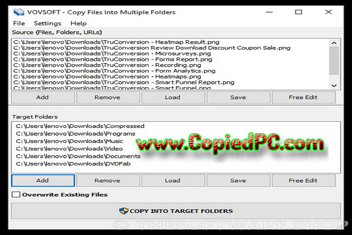 Copy Files Into Multiple Folders 5 PC Software with keygen