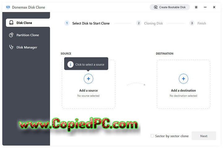 Donemax Disk Clone Enterprise 2.1 PC Software with crack