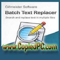 Gillmeister Batch Text Replacer v2.14.1 PC Software