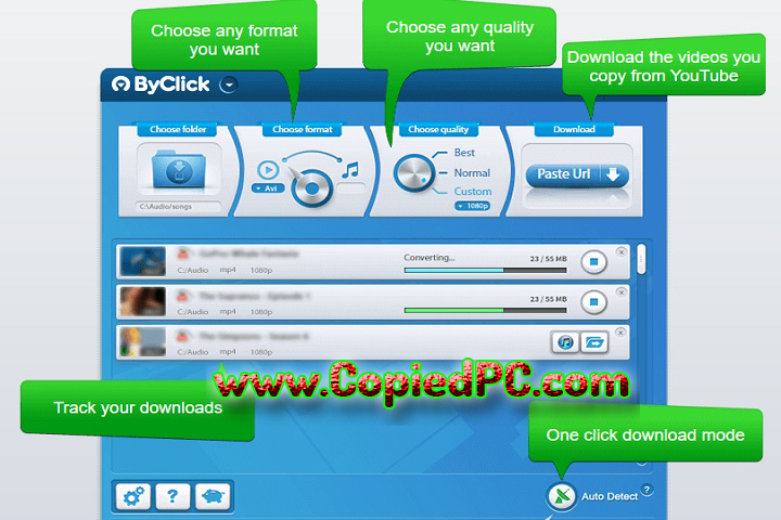 ByClick Downloader 2.3.42 PC Software with Key