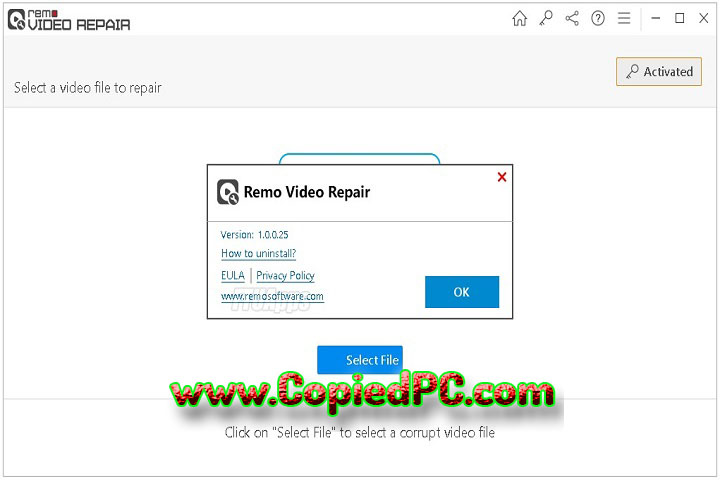 Remo Video Repair 1.0.0.20 PC Software