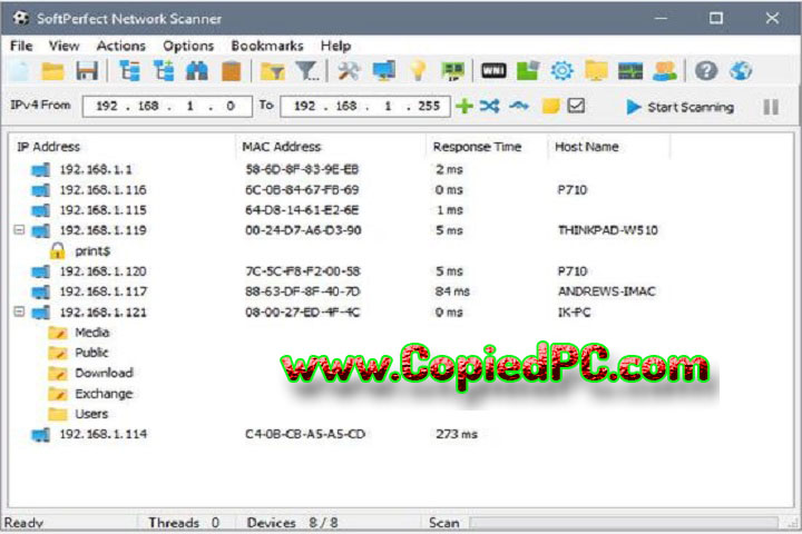SoftPerfect Network Scanner 8.1.5 PC Software