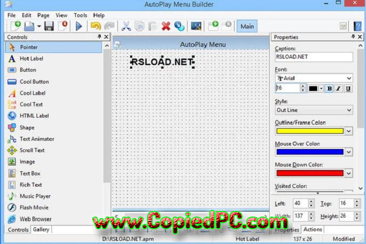 AutoPlay Menu Builder 9.0.0.2836 PC Software