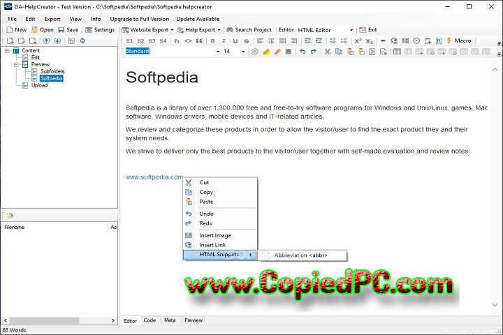 DA-Software HelpCreator : Version 2.8.2 (Software)