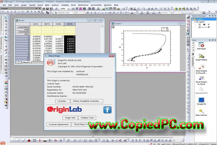 OriginPro 2024 : Version v.10.1.0.178 (SR1) (Software)