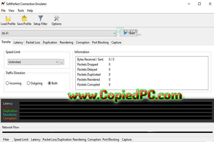 SoftPerfect Connection Emulator Pro : Version 1.8.2 (Software)