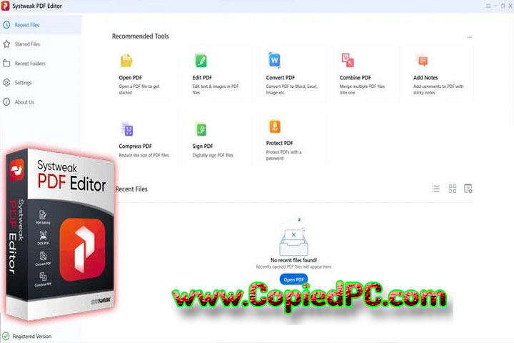  Systweak PDF Editor : Version 1.0.0.4493 (Software)
