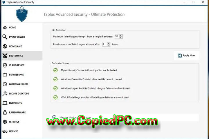  TSplus Advanced Security Ultimate : Version 7.1.10.22 (Software)