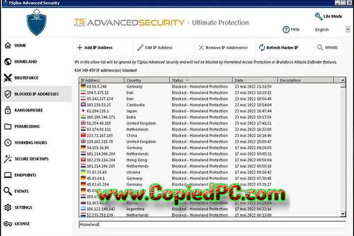  TSplus Advanced Security Ultimate : Version 7.1.10.22 (Software)