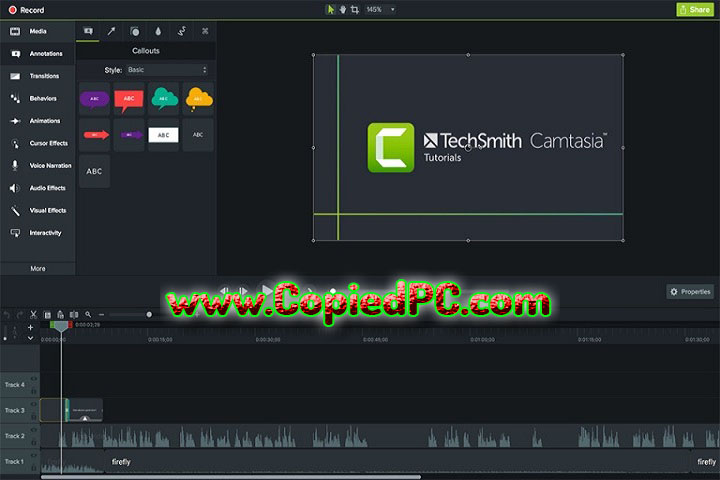 TechSmith Camtasia : Version 24.1.2.4607 (x64) (Software)