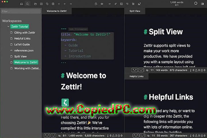 Zettlr : Version 3.2.3 (x64) (Software)