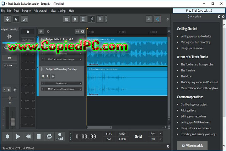 n-Track Studio : Version 10.2.0.9140 (Software)