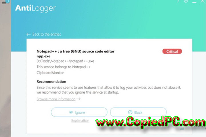 Abelssoft AntiLogger : Version 2025 v9.0.57378 (Software)