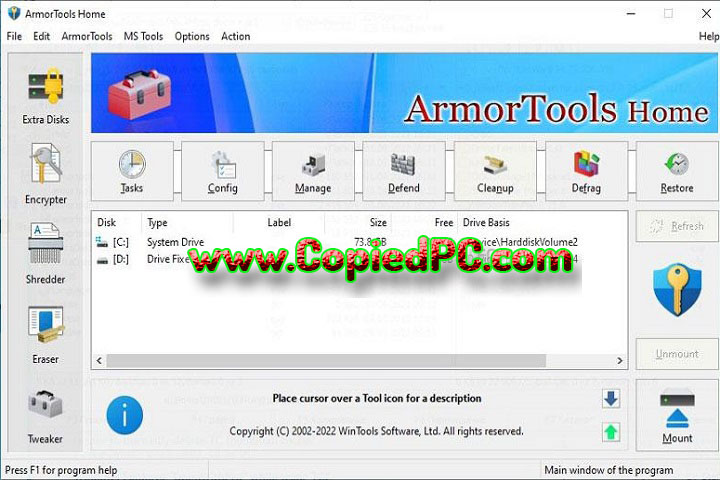 ArmorTools Home : Version 24.10.1 (Software)