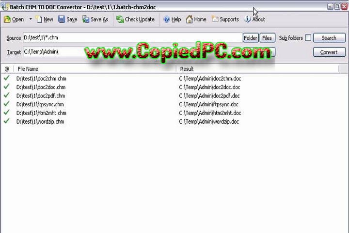 Batch CHM to DOC Converter : Version 2024.16.1026.3454 (Software)