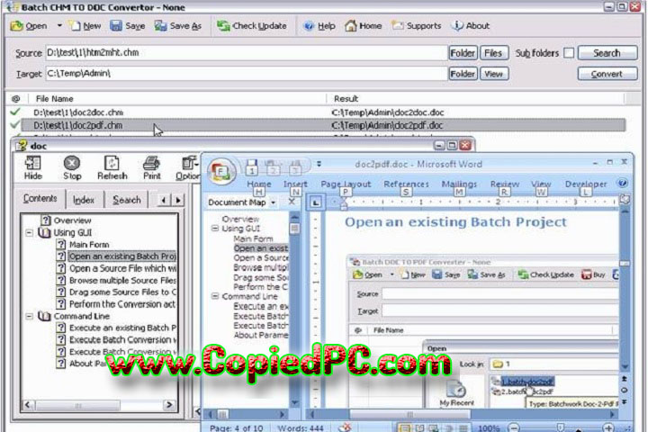 Batch CHM to DOC Converter : Version 2024.16.1026.3454 (Software)