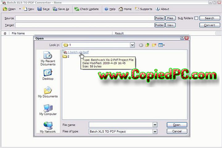 Batch XLS to PDF Converter : Version 2024.16.1026.2032 (Software)