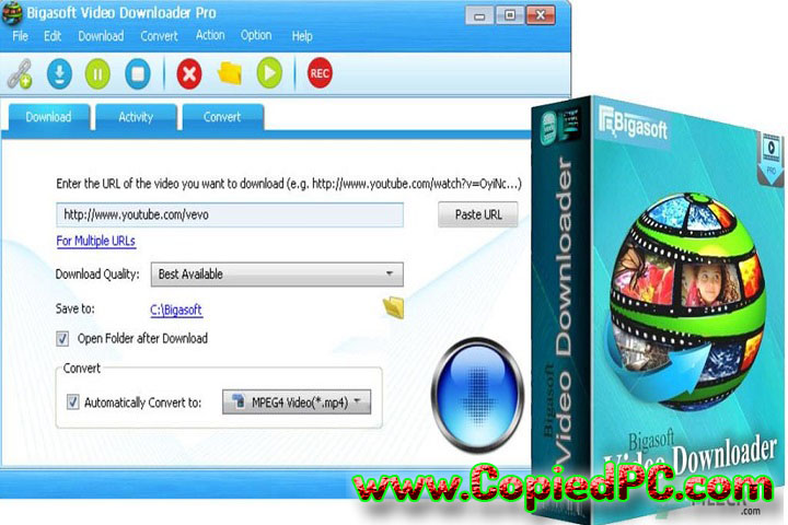 Bigasoft Video Downloader Pro : Version 3.27.5.9062 (Software)