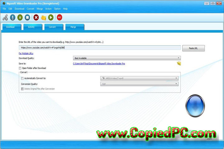 Bigasoft Video Downloader Pro : Version 3.27.5.9062 (Software)