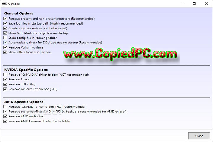 Display Driver Uninstaller : Version v18.0.8.4 (Software)