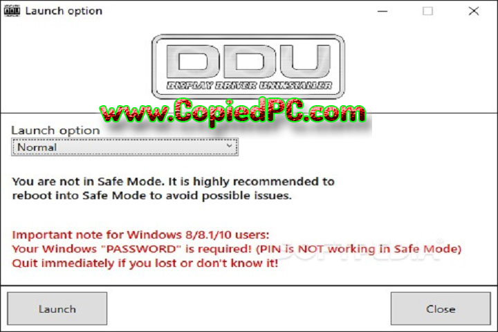 Display Driver Uninstaller : Version v18.0.8.4 (Software)