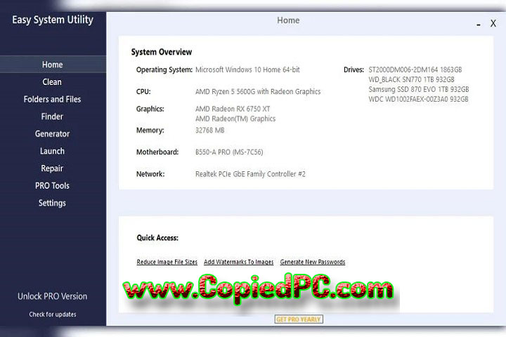 Easy System Utility Pro : Version 1.0.14 (Software)