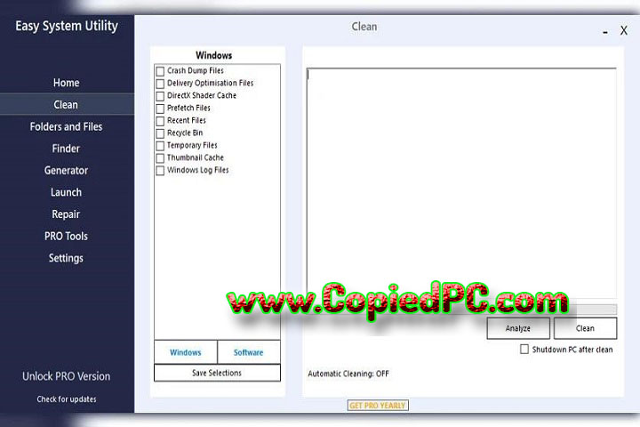 Easy System Utility Pro : Version 1.0.14 (Software)