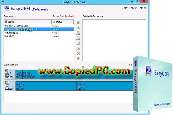 EasyUEFI Enterprise : Version 5.8 (Software)