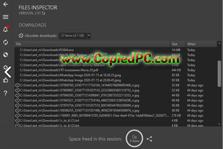 Files Inspector Pro : Version 4.15 (Software)