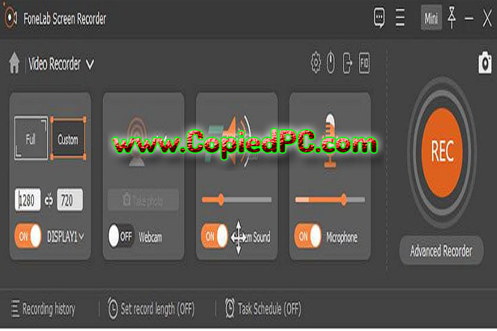 FoneLab Screen Recorder : Version 1.5.32 (x64) (Softawre)