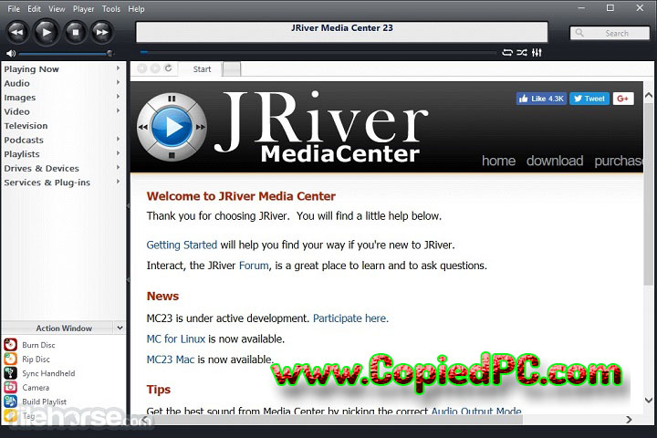 JRiver Media Center : Version 33.0.37 (x64) (Software)