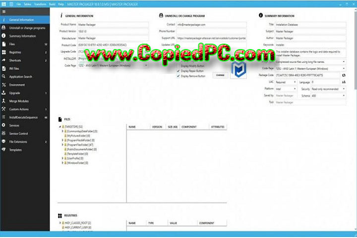 Master Packager Pro : Version 24.8.9063 (Software)