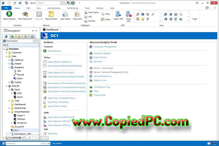 Remote Desktop Manager : Version 2024.3.16 (x64) (Software)