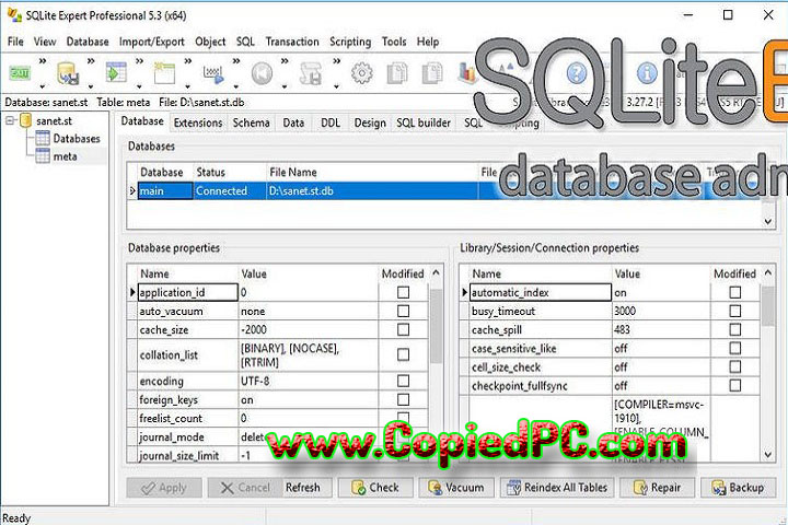 SQLite Expert Professional : Version 5.5.26.637 (x64) (Software)