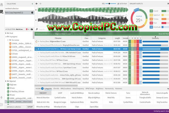 Sononym Sample Browser : Version v1.5.6 (Software)