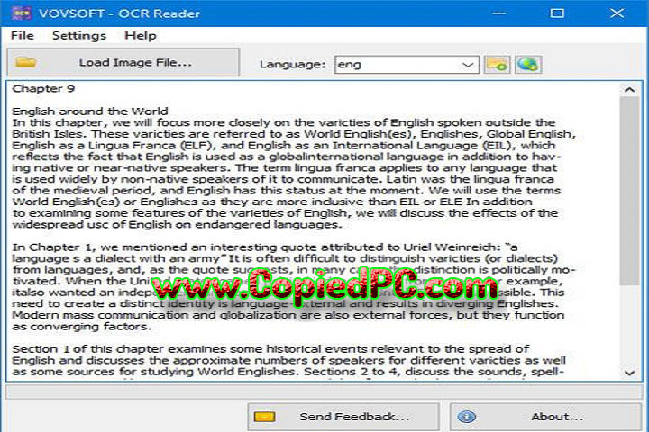 VovSoft OCR Reader : Version 3.0 (Software)