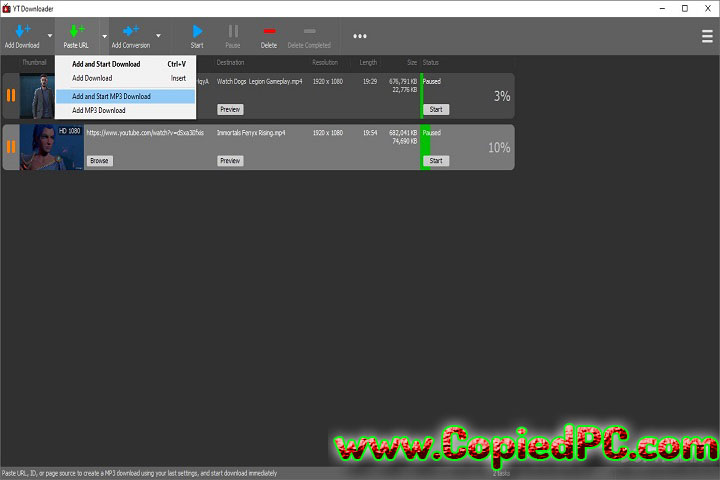 YT Downloader : Version 9.10.21 (Software)