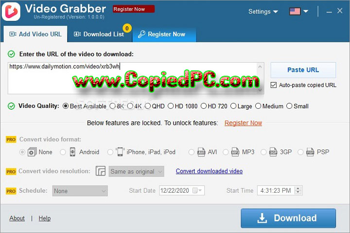 Auslogics Video Grabber : Version 1.0.0.10 (Software)